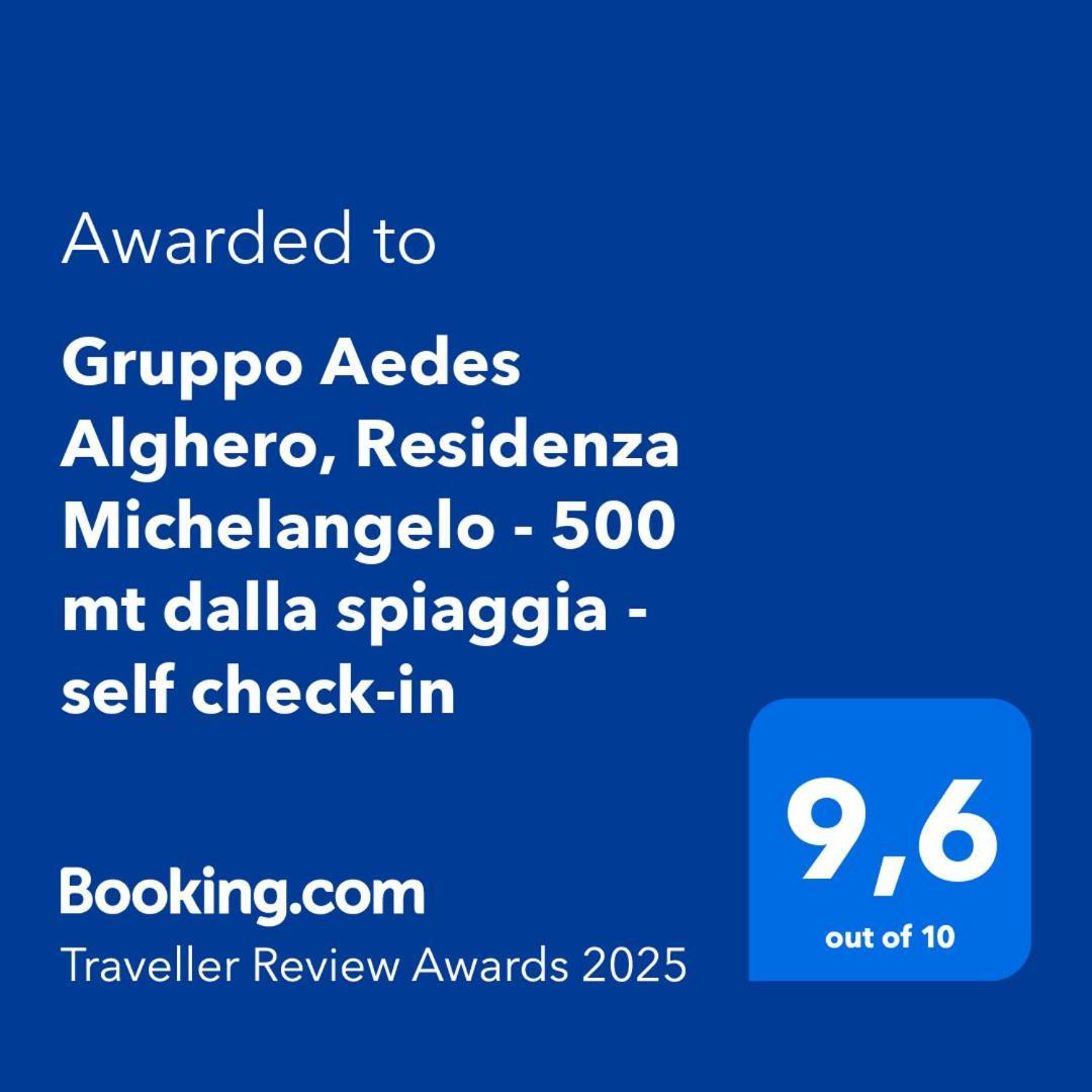 Gruppo Aedes Alghero, Residenza Michelangelo - 500 Mt Dalla Spiaggia المظهر الخارجي الصورة